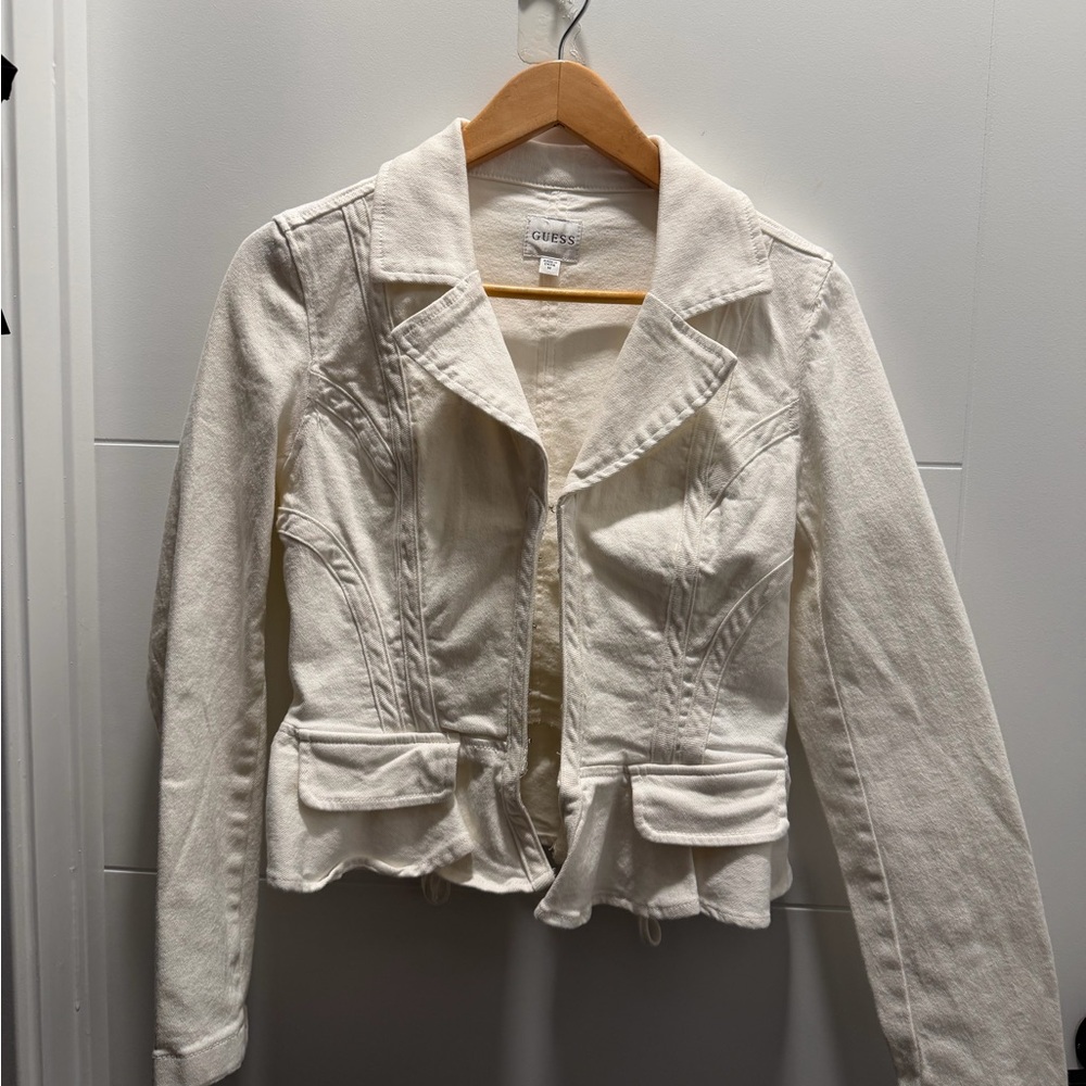 GUESS Women's Ivory Blazer